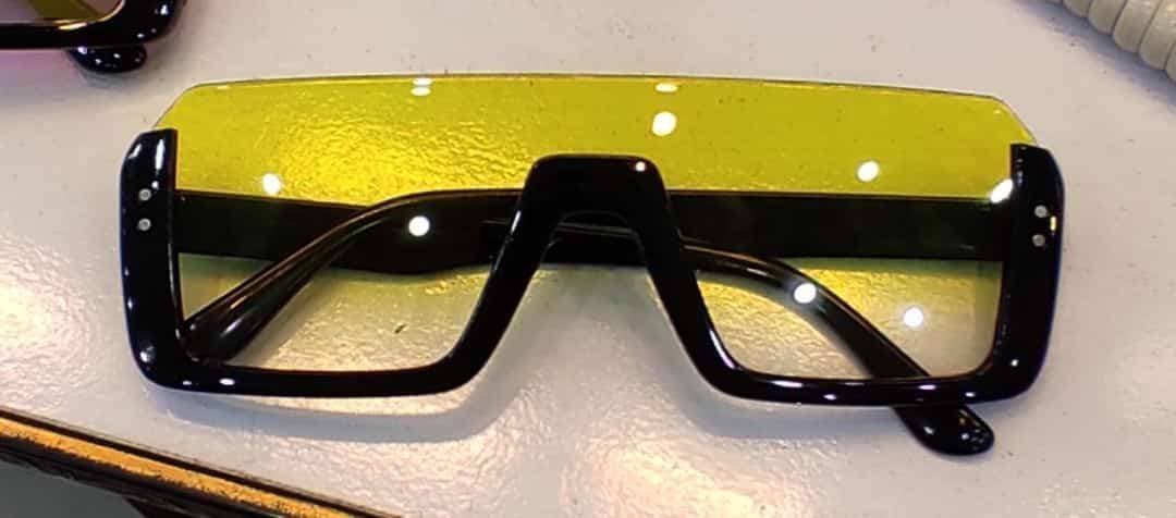 Dita Metal Black Frame With Dark Brown Lens Sunglasses For Men