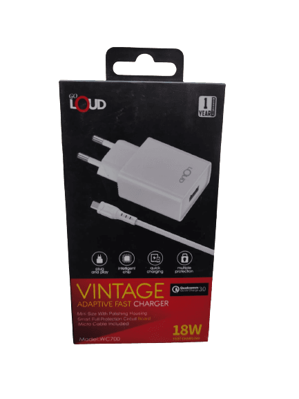 WC700 Vintage Adaptive Fast Wall Mobile Charger