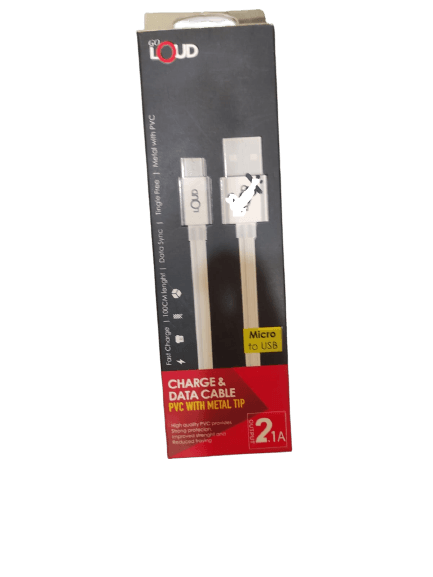 Go Loud Type-C Fast Charging Data Cable 2.1A