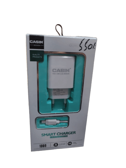 Casim 2 USB Ports Fast Charging Adapter 2.4A