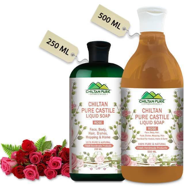 Chiltan Pure Pure Castile Rose Liquid Hand Soap