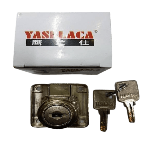 DRAWER LOCK 138-22 ( 19MM-3/4 WITH TWO COMPUTERIZED BRASS KEY.