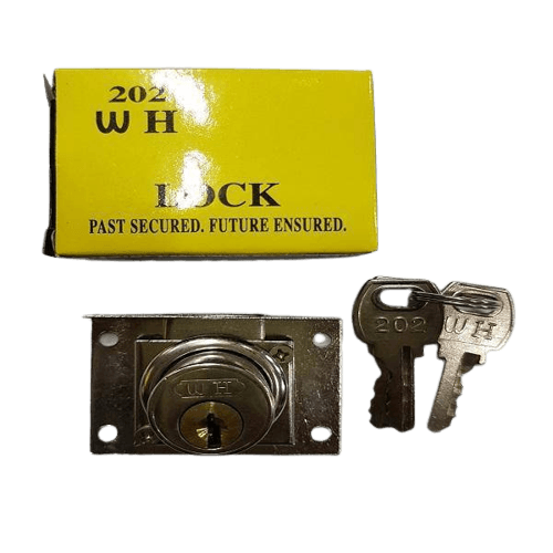 DRAWER LOCK 22MM-7/INCH WITH BRASS CYLINDER ( 202)