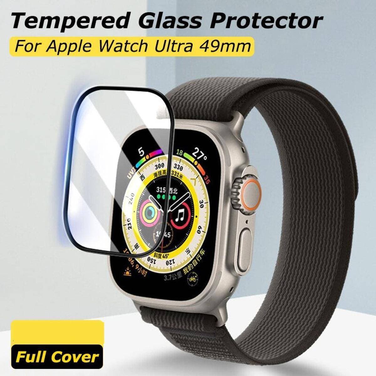 Tempered Glass Screen Protector for Apple 8 Ultra