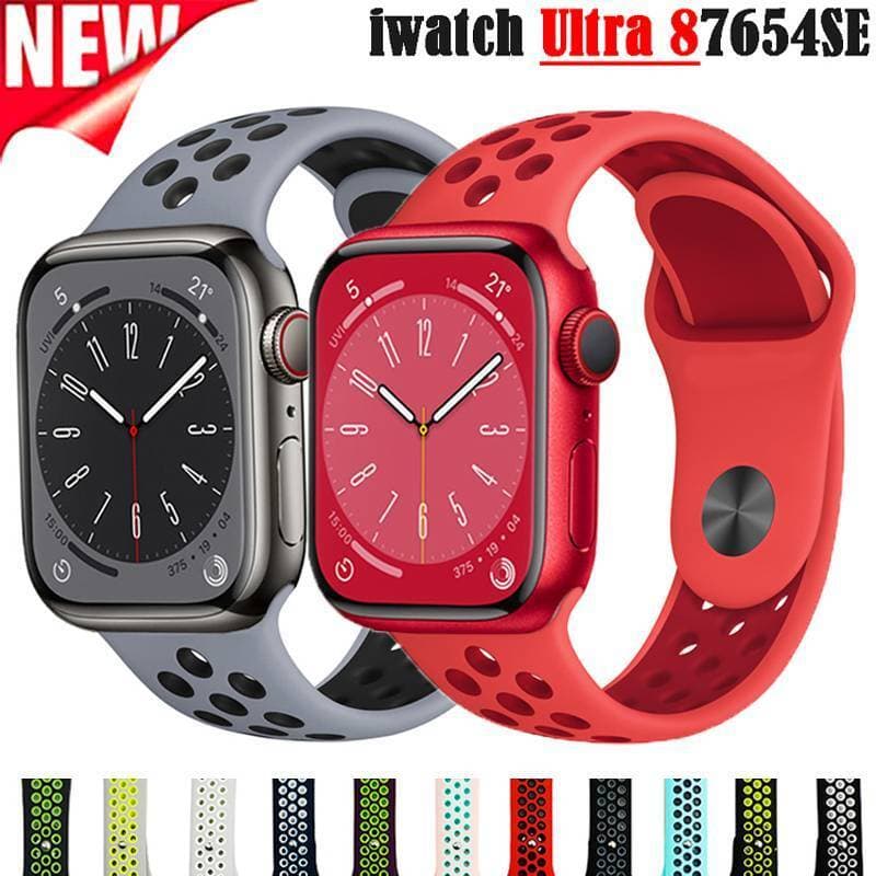 Silicone Strap For Apple Watch - Size 49/44/45/42mm