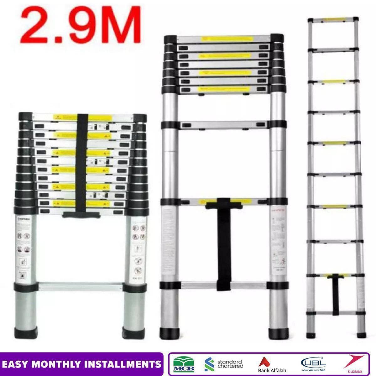 2.9 M Multi-Purpose Telescopic Ladder Extendable Steps