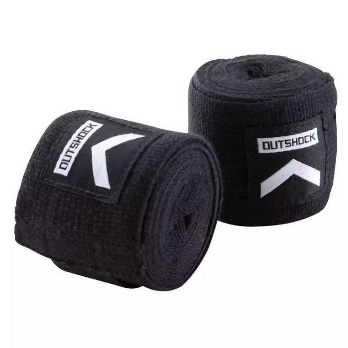 Black hand wraps boxing bandages