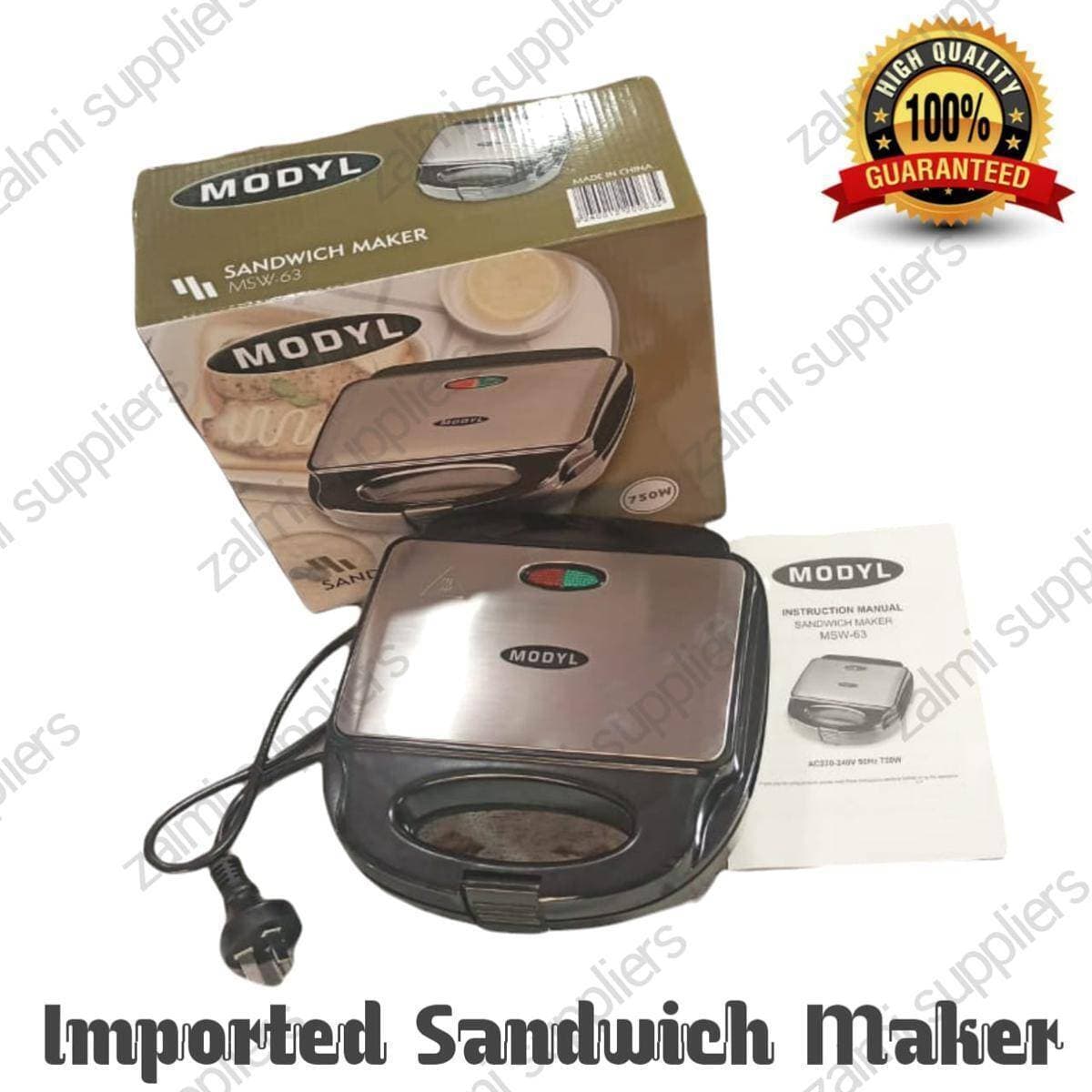 Modyl Sandwich Maker 750W - Black