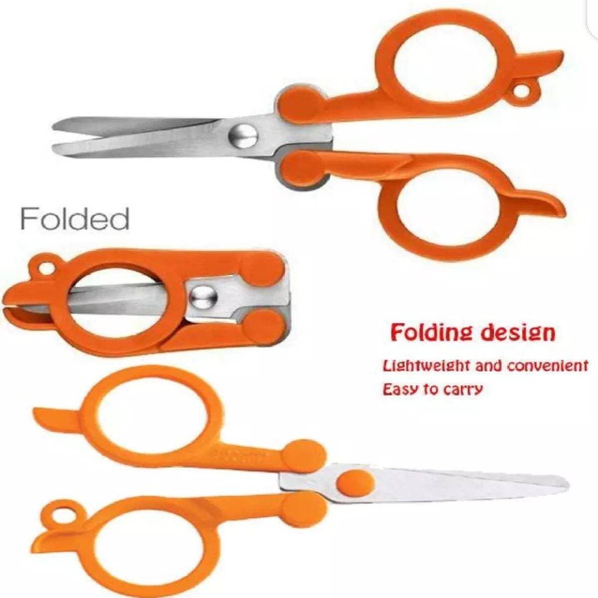 Outdoor Camping Folding Stainless Steel Mini Scissors