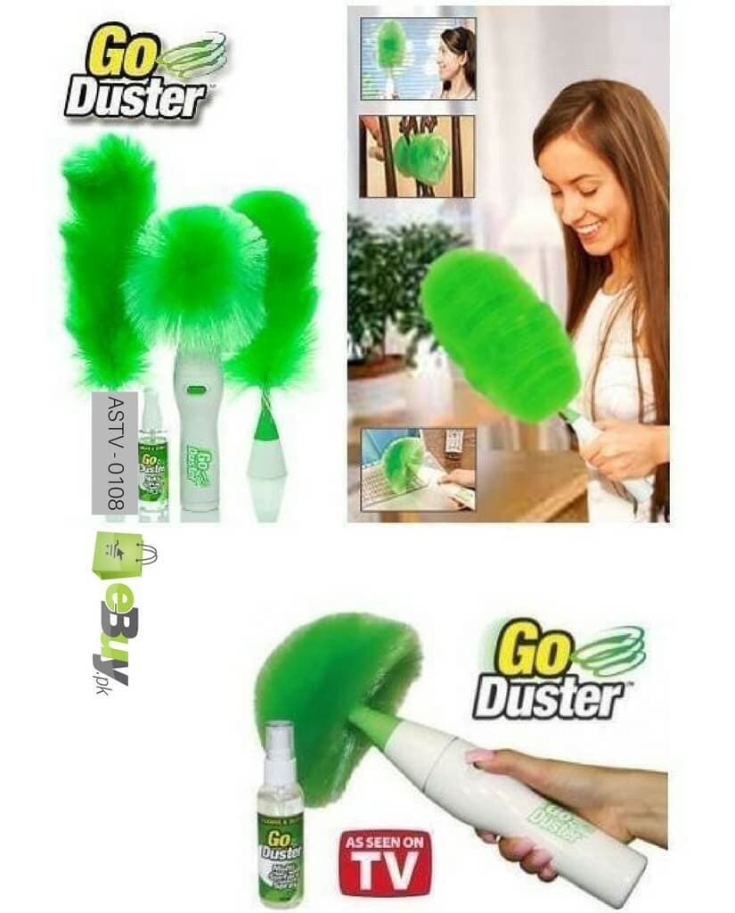 Go Duster Feather Dust Brush Household Cleaning Kit Product