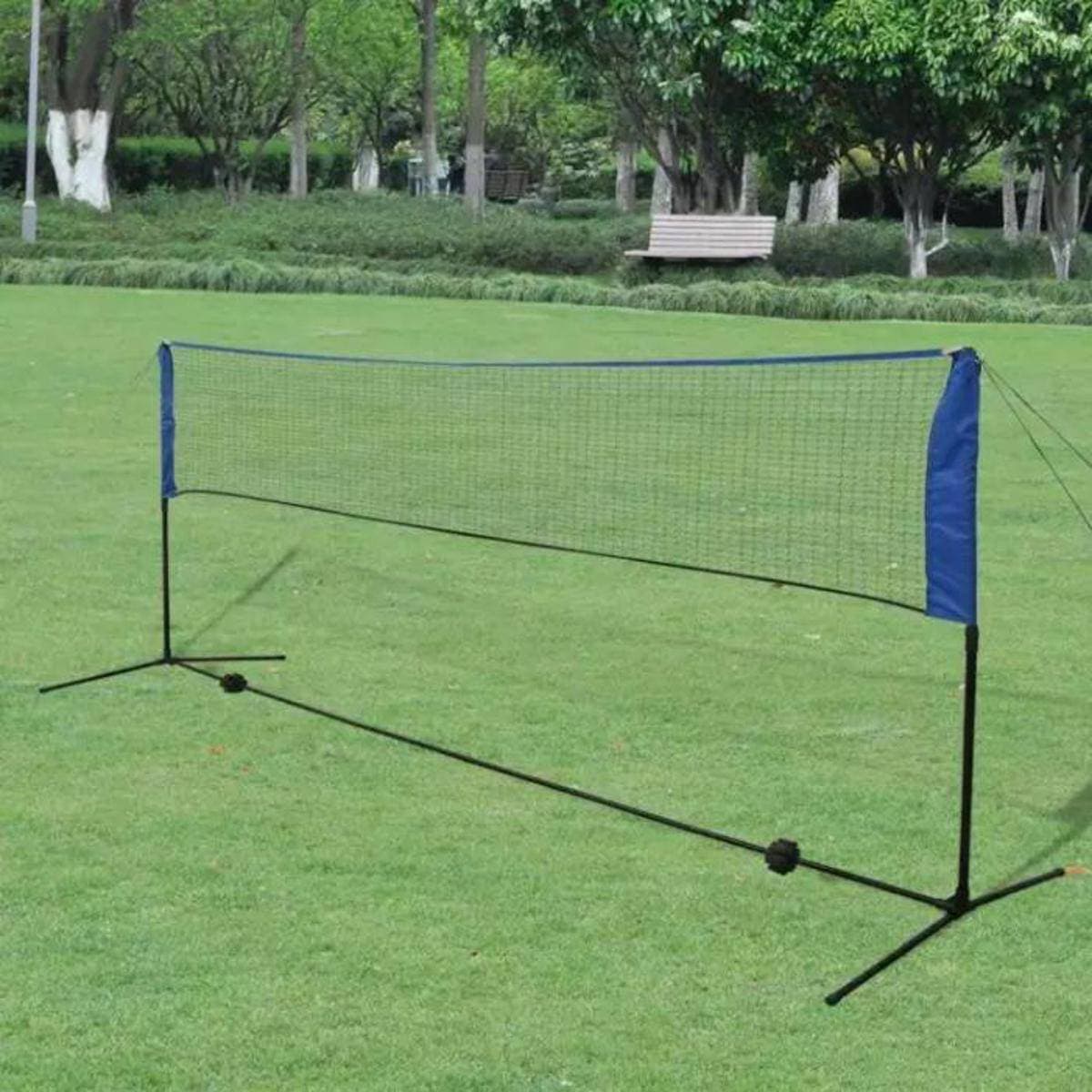 Badminton Net - White & Blue