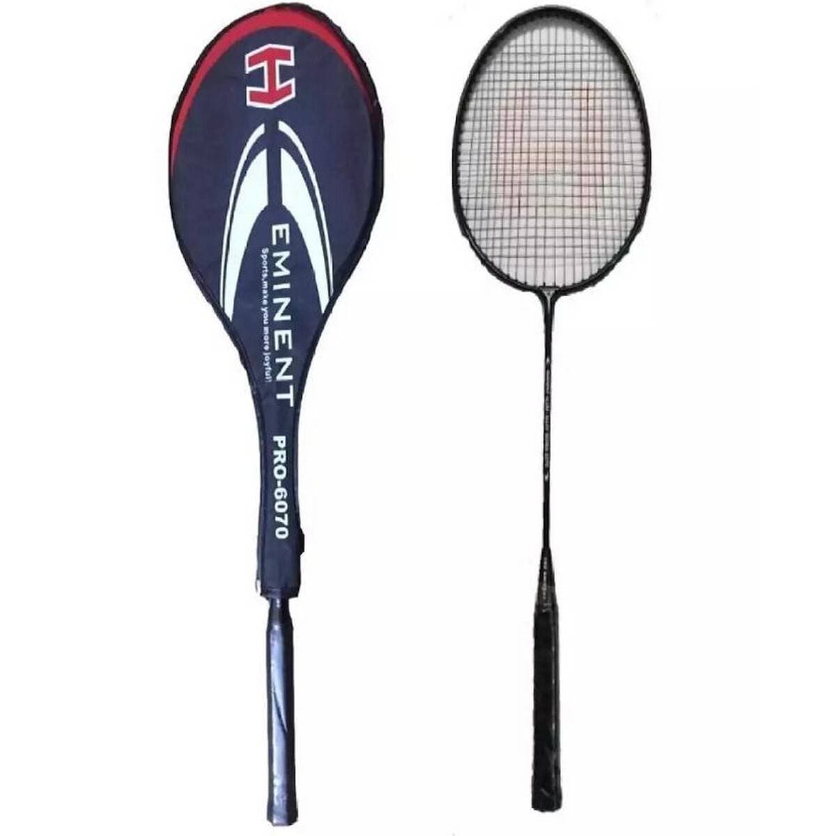 Eminent Pro-6070 Single Badminton Racket - Black