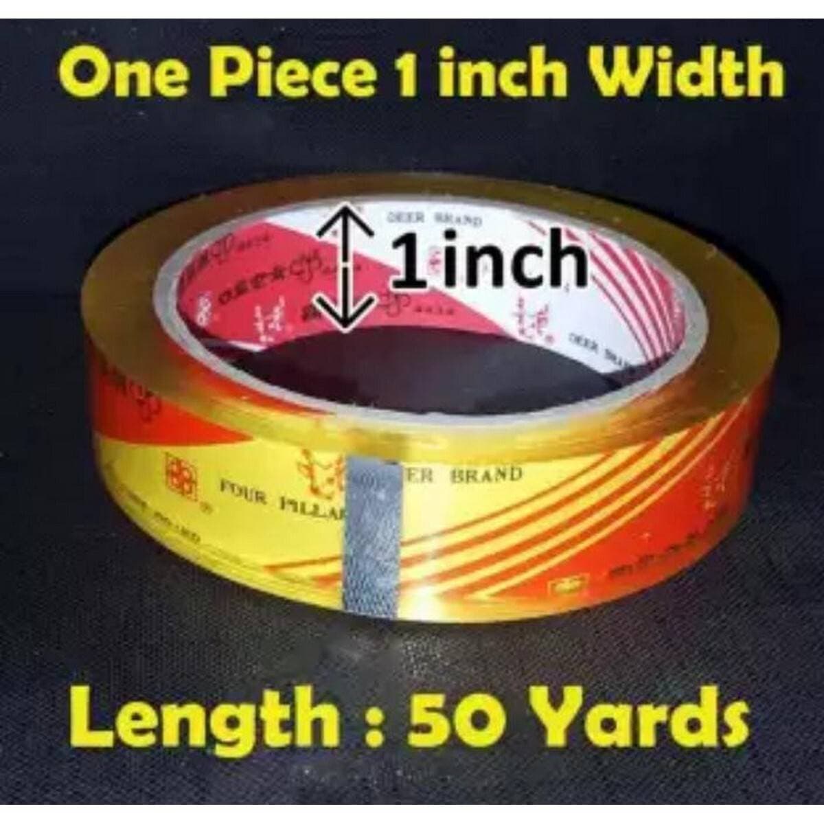 1 Piece 1 inch Transparent Adhesive Tapes