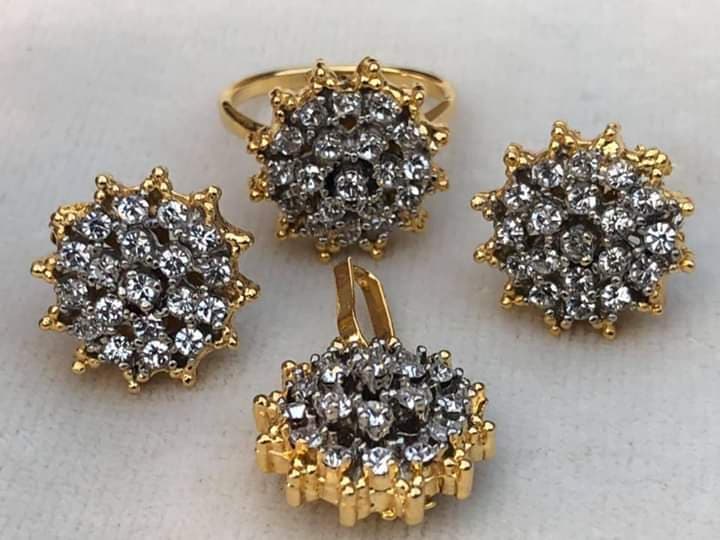 Real Gold Plated Hand Made Elegant COMBO Set