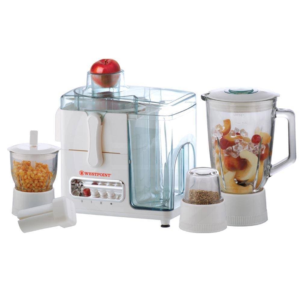 Westpoint 3-in-1 Juicer Blender, Grinder & Chopper - White WF-1803