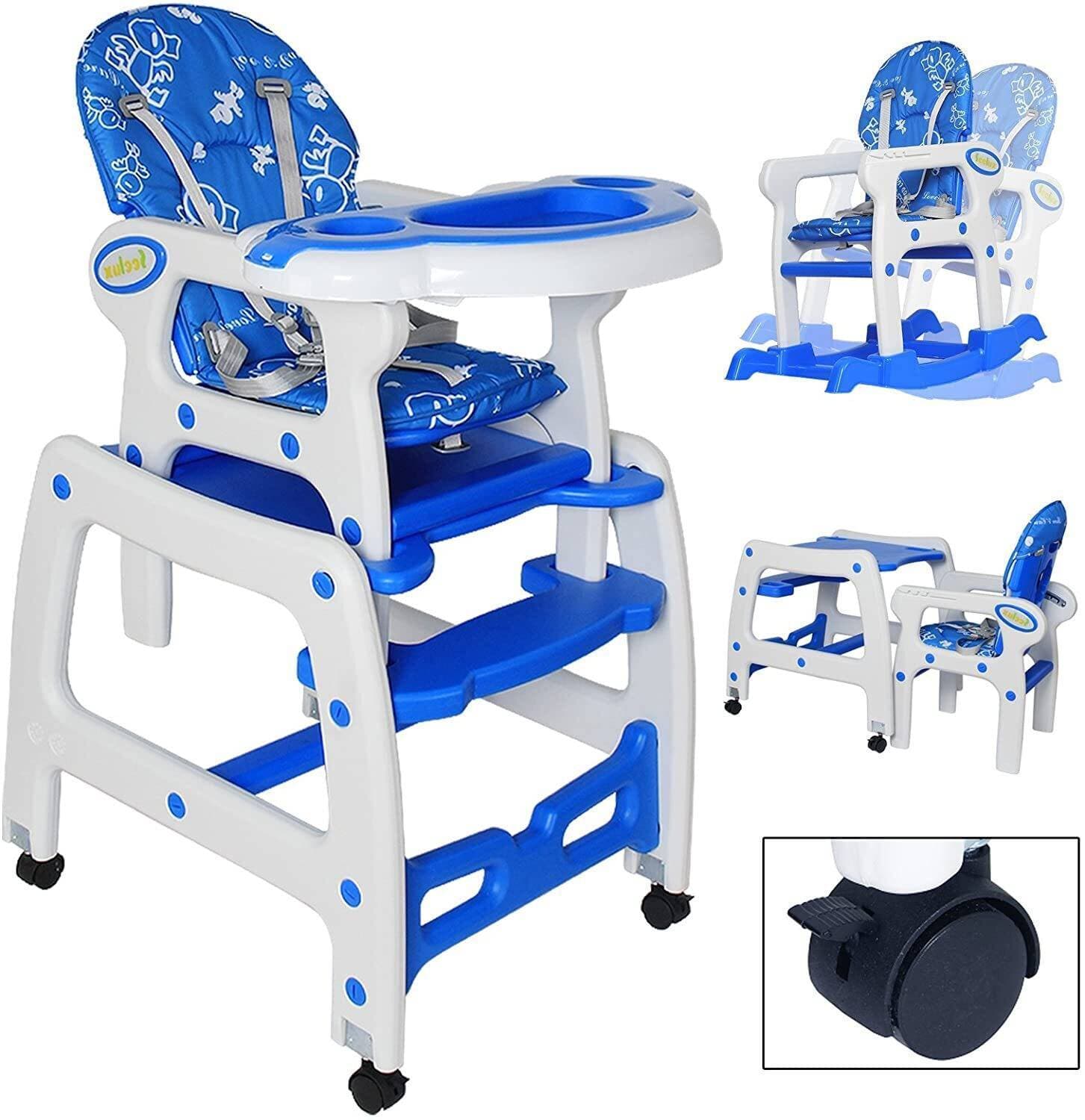 Imported 3-in-1 High Chair Table & Chair Set Adjustable Rocking Chair