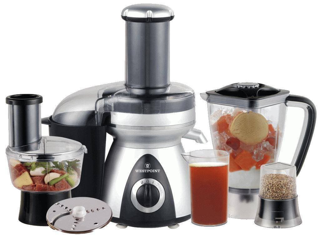 Westpoint Deluxe Food Processor - Silver & Black - 700 Watts