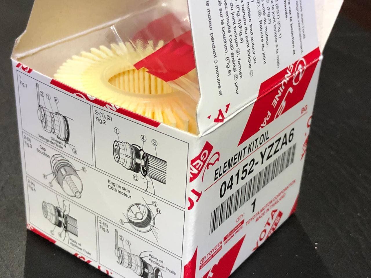 Toyota Vitz Genuine Oil Filter 2008-20