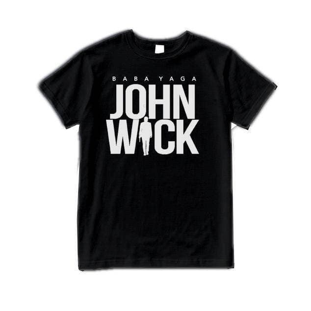 John Wick Half Sleeves T Shirt For Men - Black