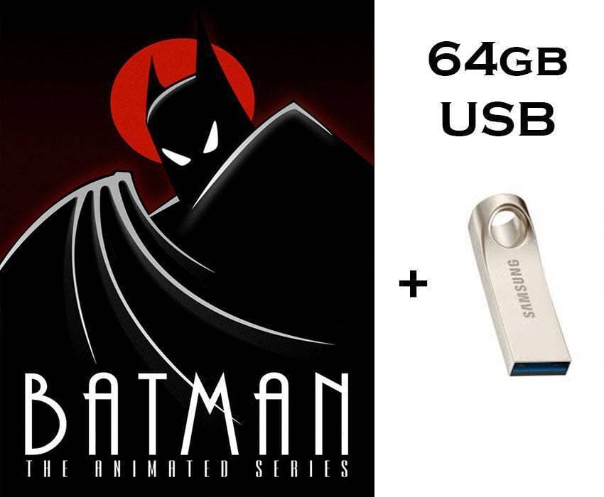 Batman : The Animated Series (1992-1995) HD - All Seasons 1-4 Complete T.V Series In 64gb Brand New USB