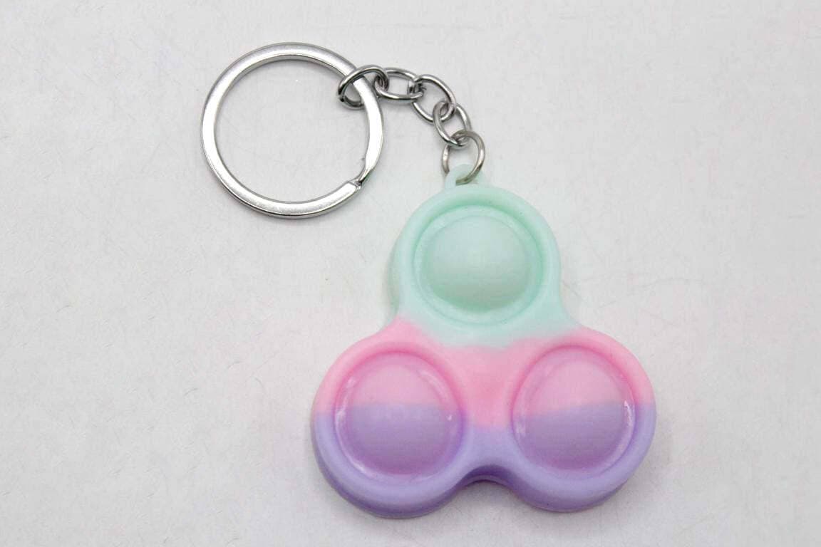 Spinner Shaped Pop It Keychain And Bag Hanging (KC5055)