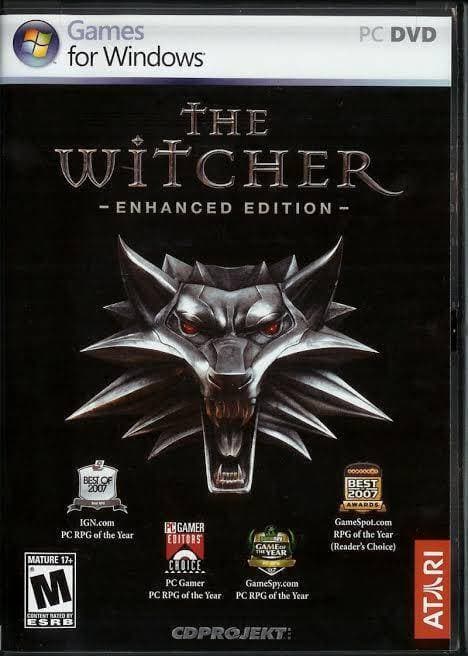 The Witcher 1 - Enhanced Edition with All DLC in DVD - Computer And Laptop Games