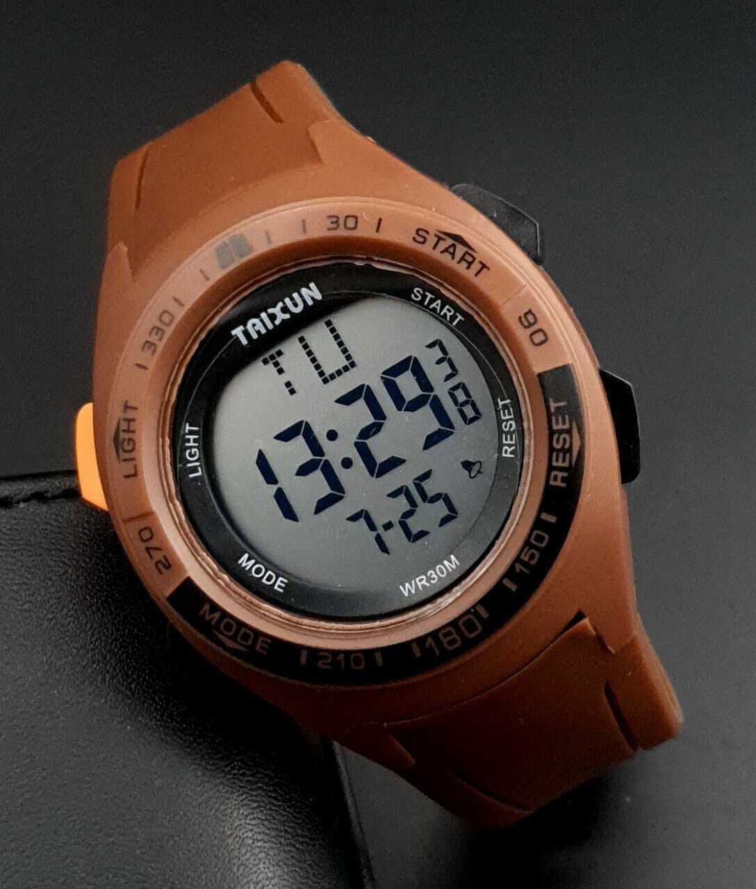 New Digital Water Resistant Sports Watch For Boys- Rust