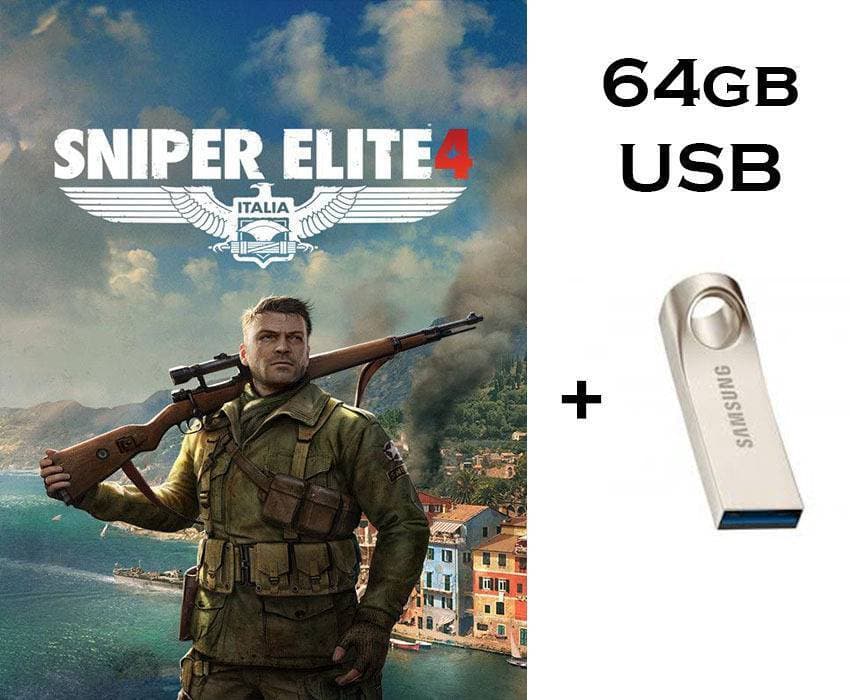 Sniper Elite 4 - Complete PC GAME in 64gb USB Brand New - Computer And Laptop Games