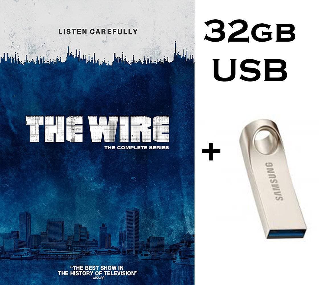 The Wire - All Seasons 1-5 Complete TV Series In 32GB Samsung USB Flash Drive