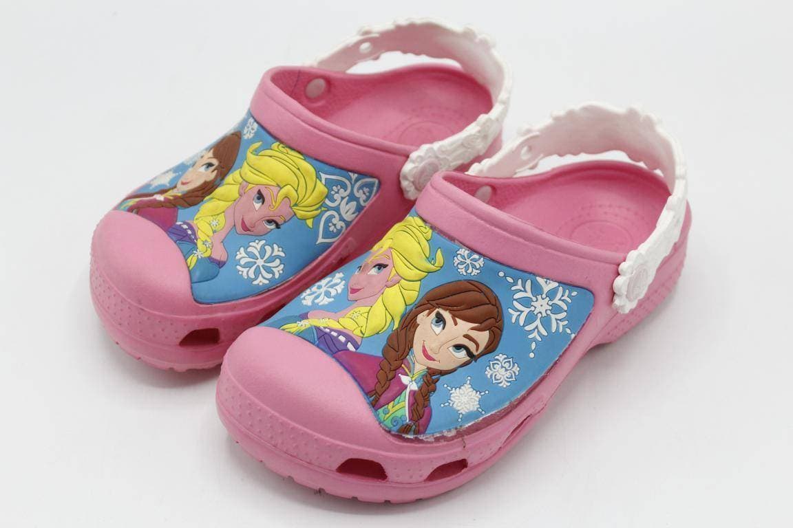 Frozen Crocs Kids Shoes - Pink