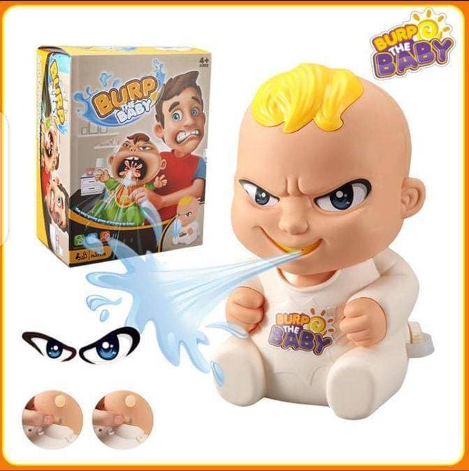 Burp Baby Doll With Water Spray