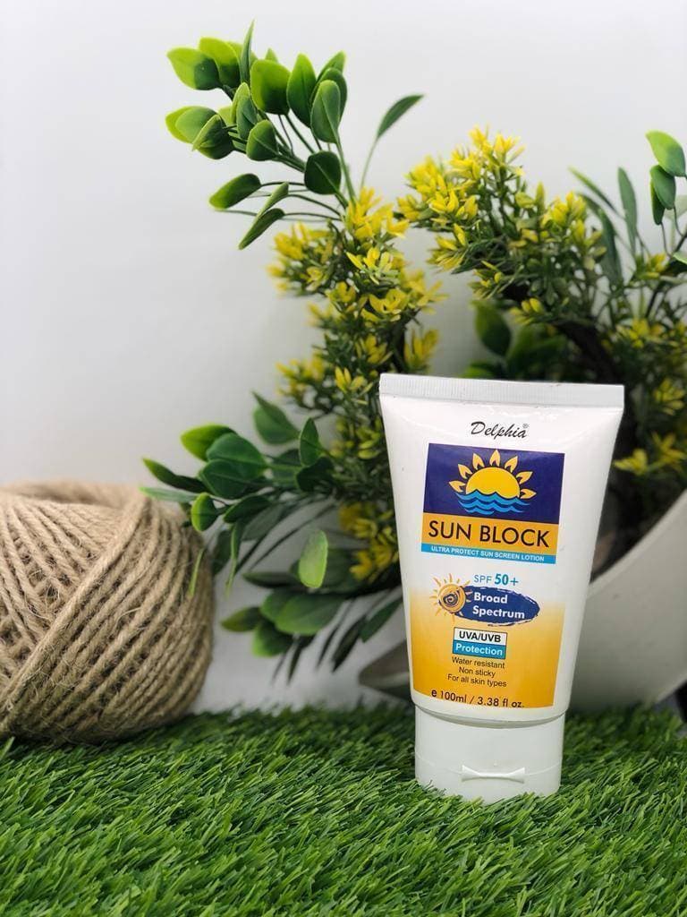 Delphia SUN BLOCK- Broad Spectrum SPF 50+ (100ml)
