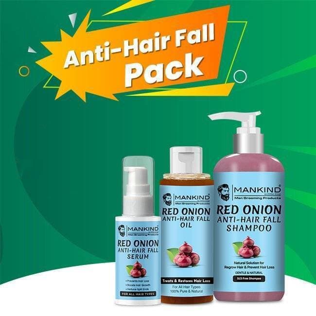 Red Onion Anti Hair Fall Pack - Promotes Hair Regrowth & Strengthen Hair