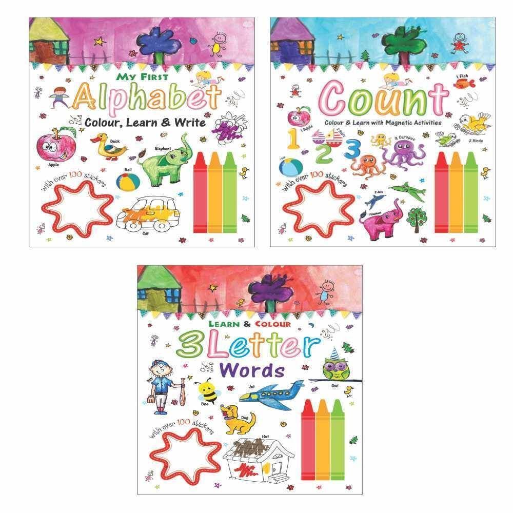 Learn & Color Stickers Combine