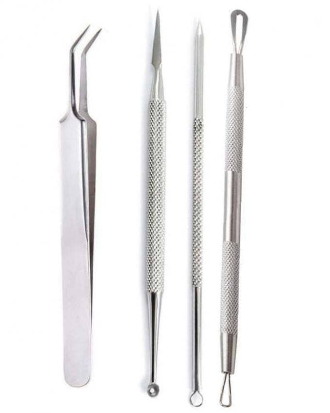 4Pcs - Blackhead Removal Tools Comedones Extractors-Ks