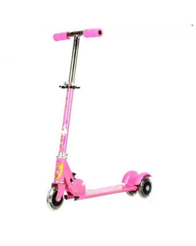 Kids 3 Wheel Scooty - Pink-(K.S.)