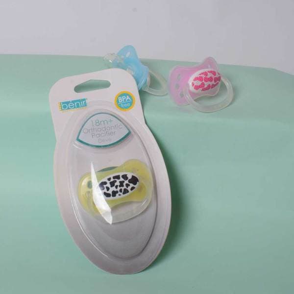 SILICONE PACIFIER ORTHODONTIC 18 MONTH+BPA FREE