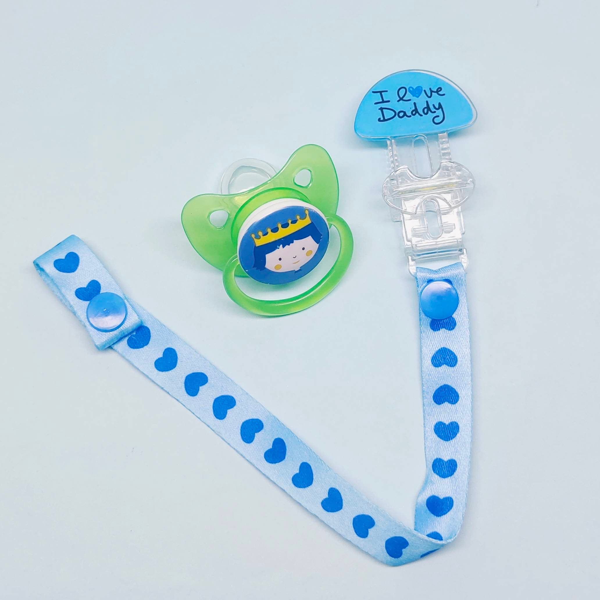 Baby Pacifier with Beads Chain Cute Pacifier Clip Soother Chain