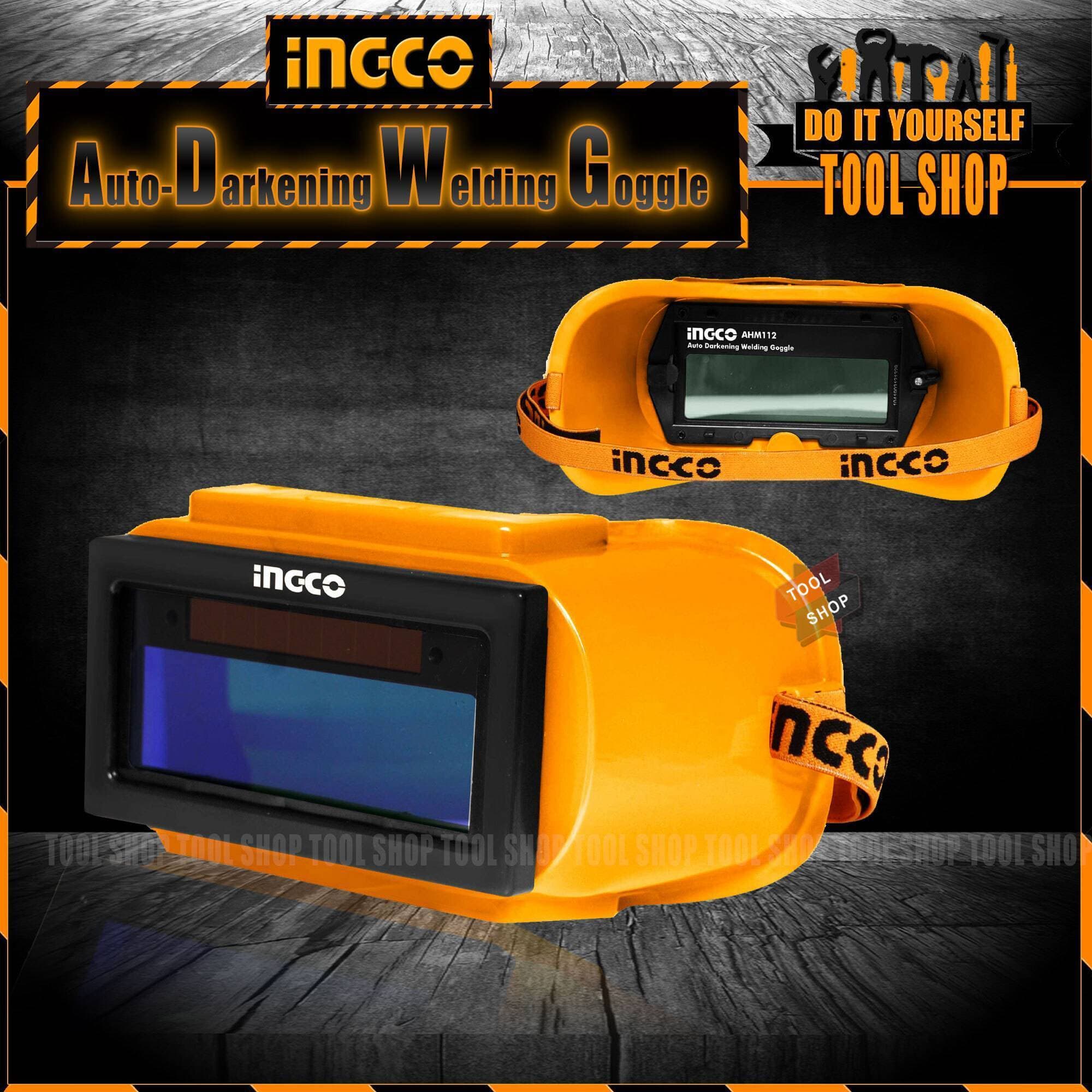 Ingco Original Ahm112 Auto Darkening Welding Goggles