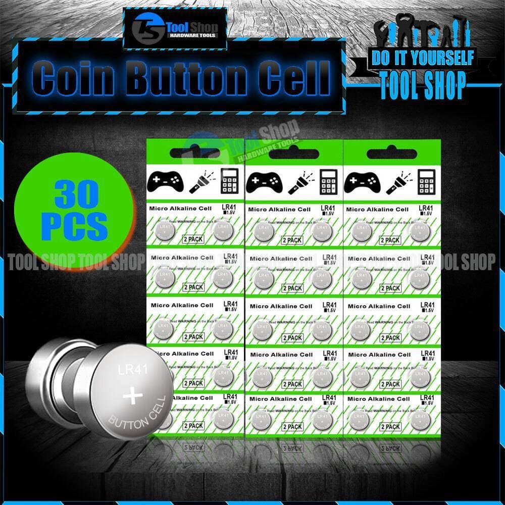 Lr41 30 Pcs Micro Alkaline Battery Coin/Button Cell