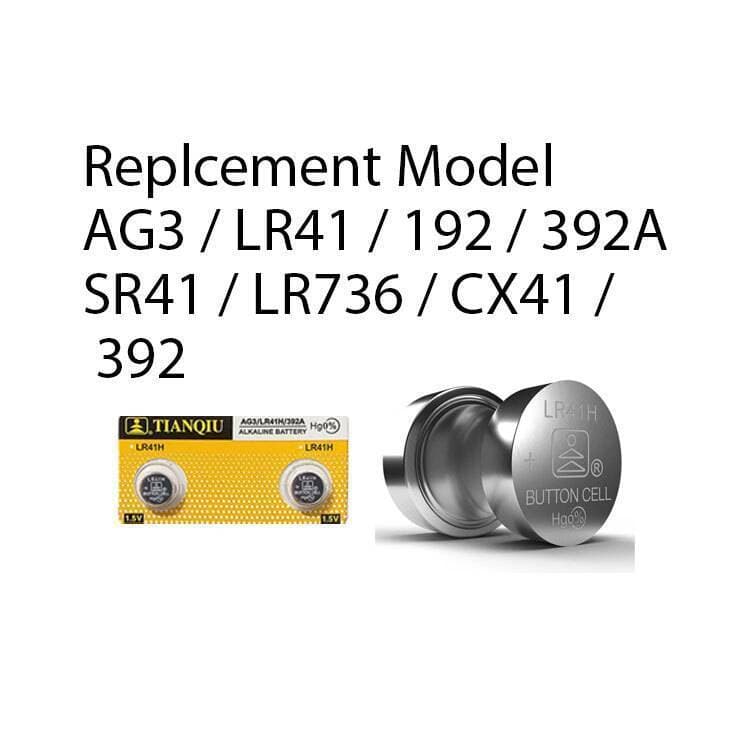 Lr41 2 Pcs Micro Alkaline Battery Coin (1.5V)