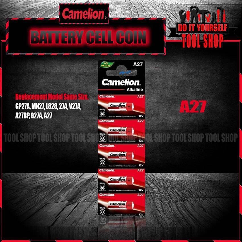 Camelion Alkaline Original A27 (Lr27A - 12V - 5 Pcs Battery