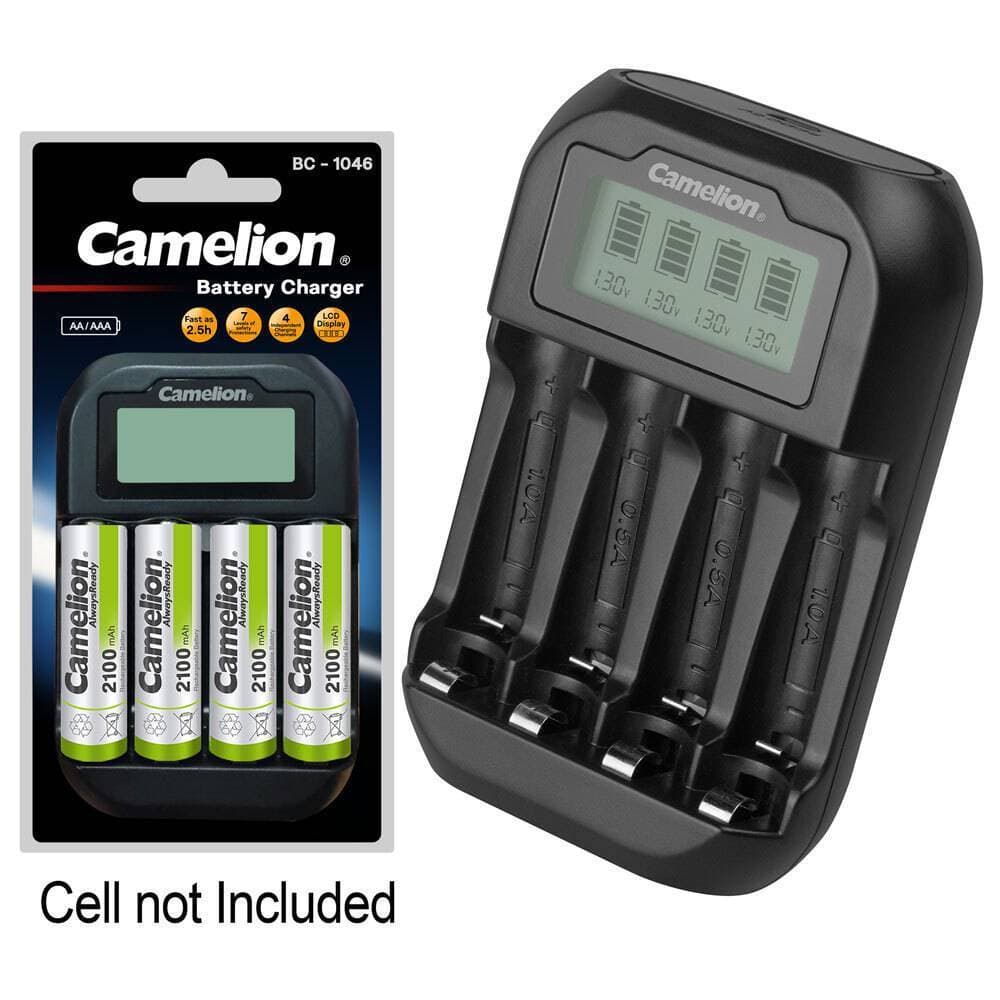 Camelion Fast Battery Charger For Aa/Aaa Lcd Display