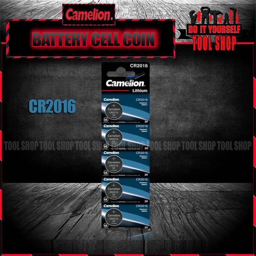 Camelion Lithium Original Cr2016 - 3V - 5 Pcs Battery
