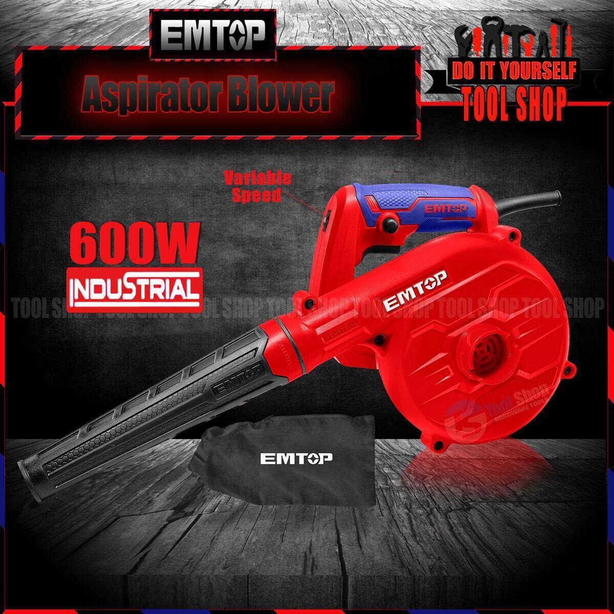 Emtop 2 In 1 Aspirator Blower + Dust Vacuum Cleaner - Copper Winding - 600W