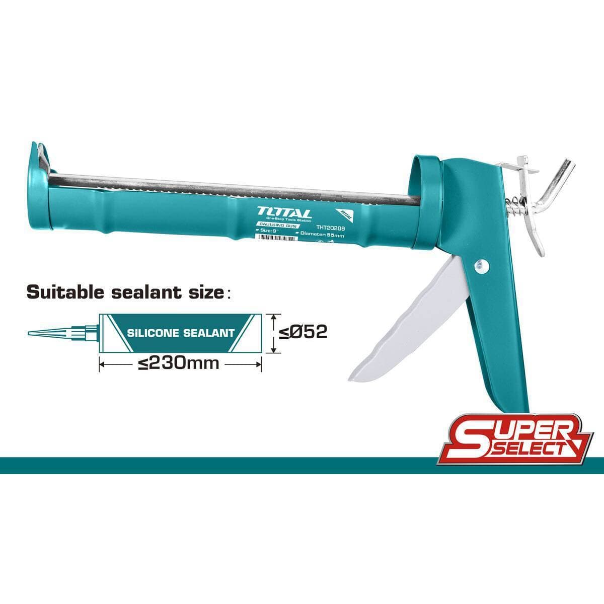 Total Caulking Gun 235Mm - 9 Inch