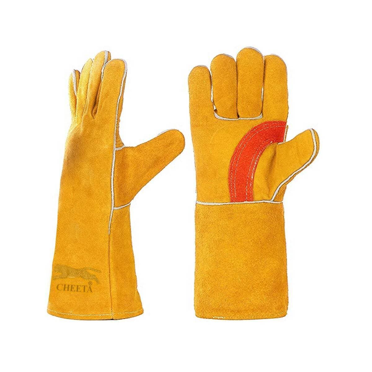 Welding Glove Ultimate Protection During Heavy Spark Welding