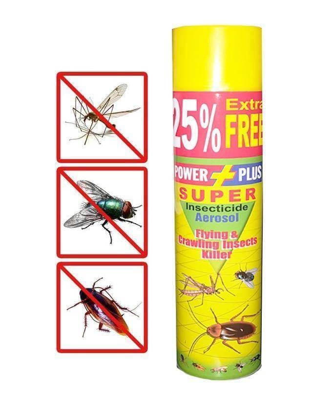 Power Plus Super Insecticide Aerosols Flying Spray Killers