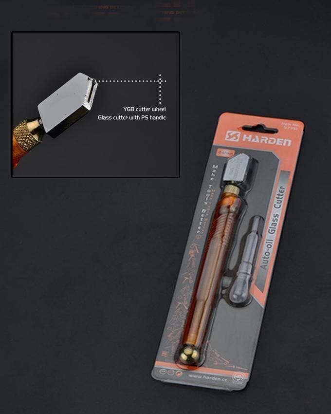 Professional Auto-Oil Glass Cutter With Plastic Handle