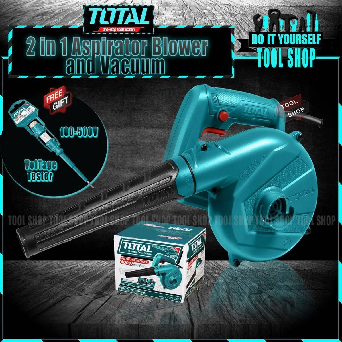 Total Original 2 In 1 Aspirator Blower Dust Vacuum Power 400W
